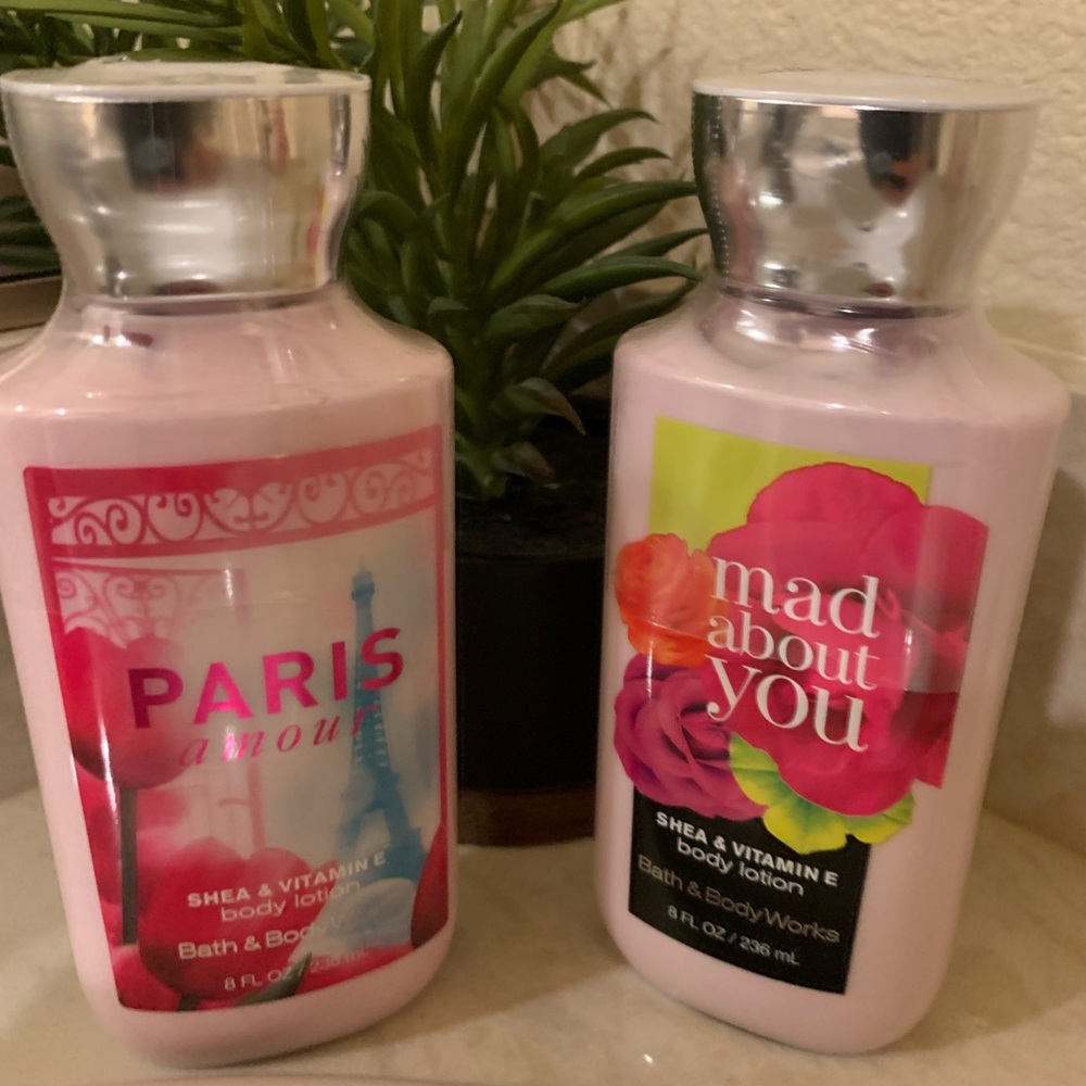 Bath & Body Works Paris Amour & Mad About You Body Lotion Set